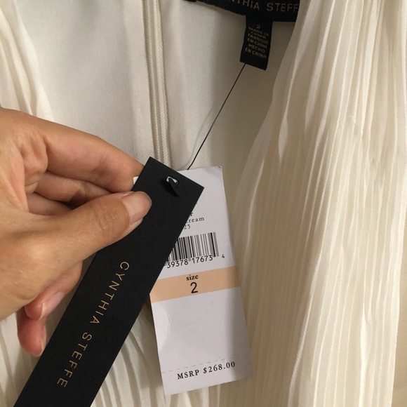 NWT Cynthia Steffe $268 Colour Block Dress Jewel 2 - Picture 2 of 5